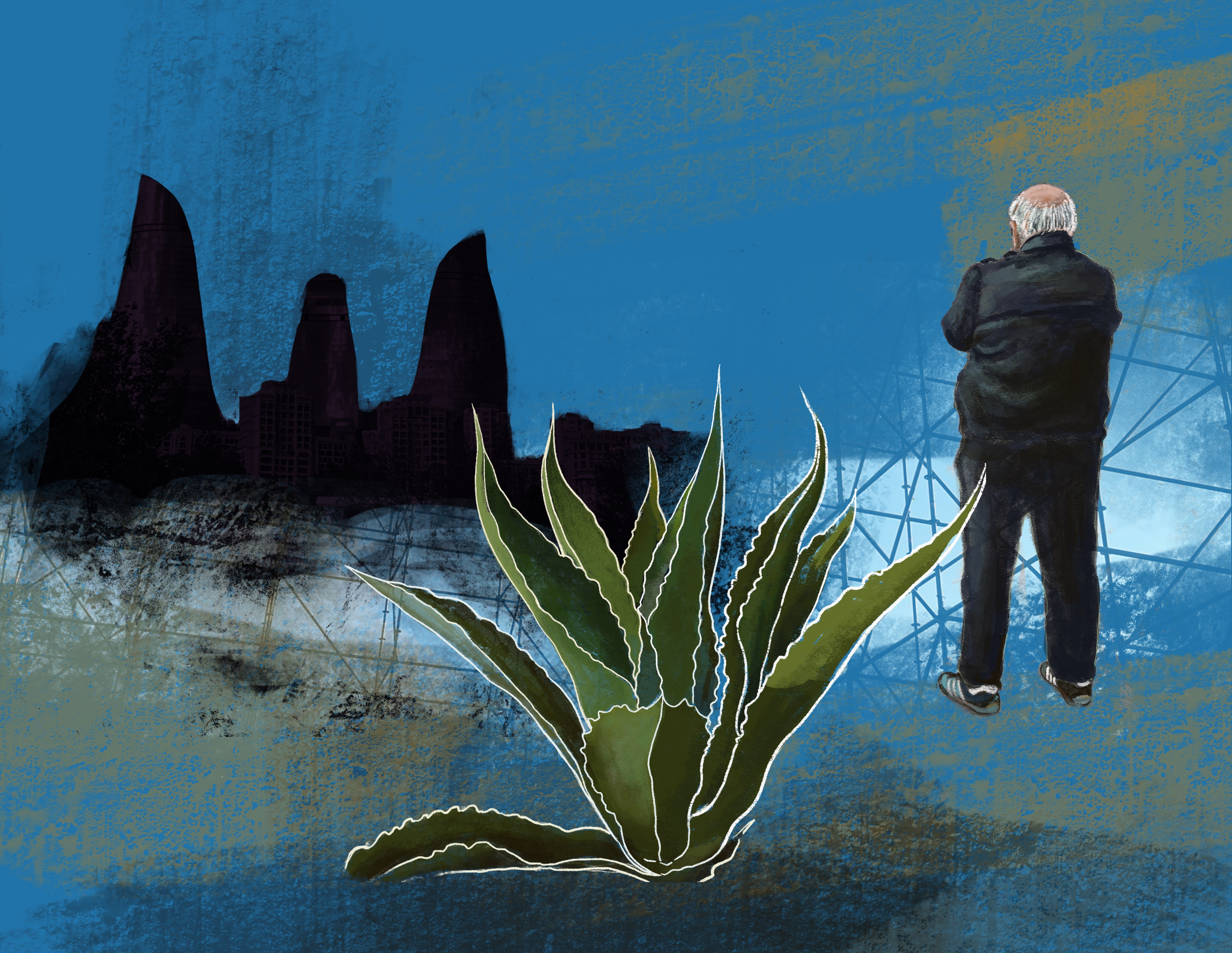 iPad Drawing - City Whispers