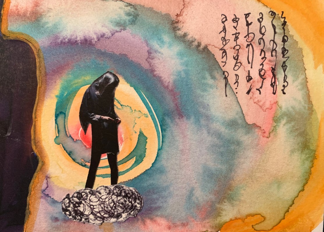 Collage - A Swirl of Thoughts