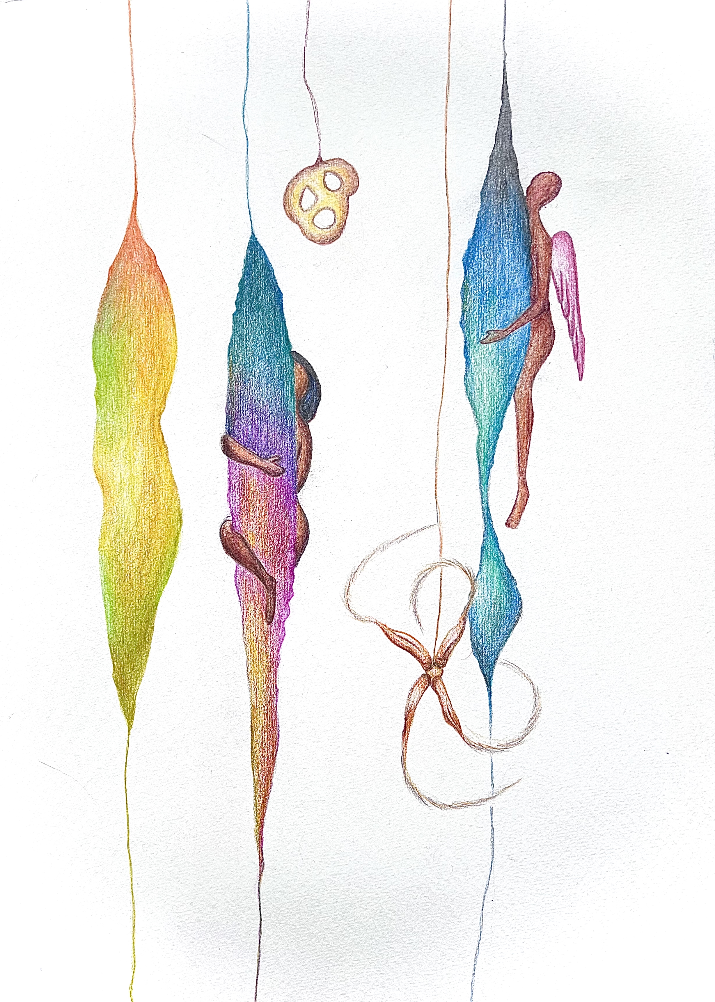 Drawing - Hanging In