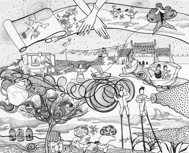 Drawing - Lonely Dreams Echoed Across Time