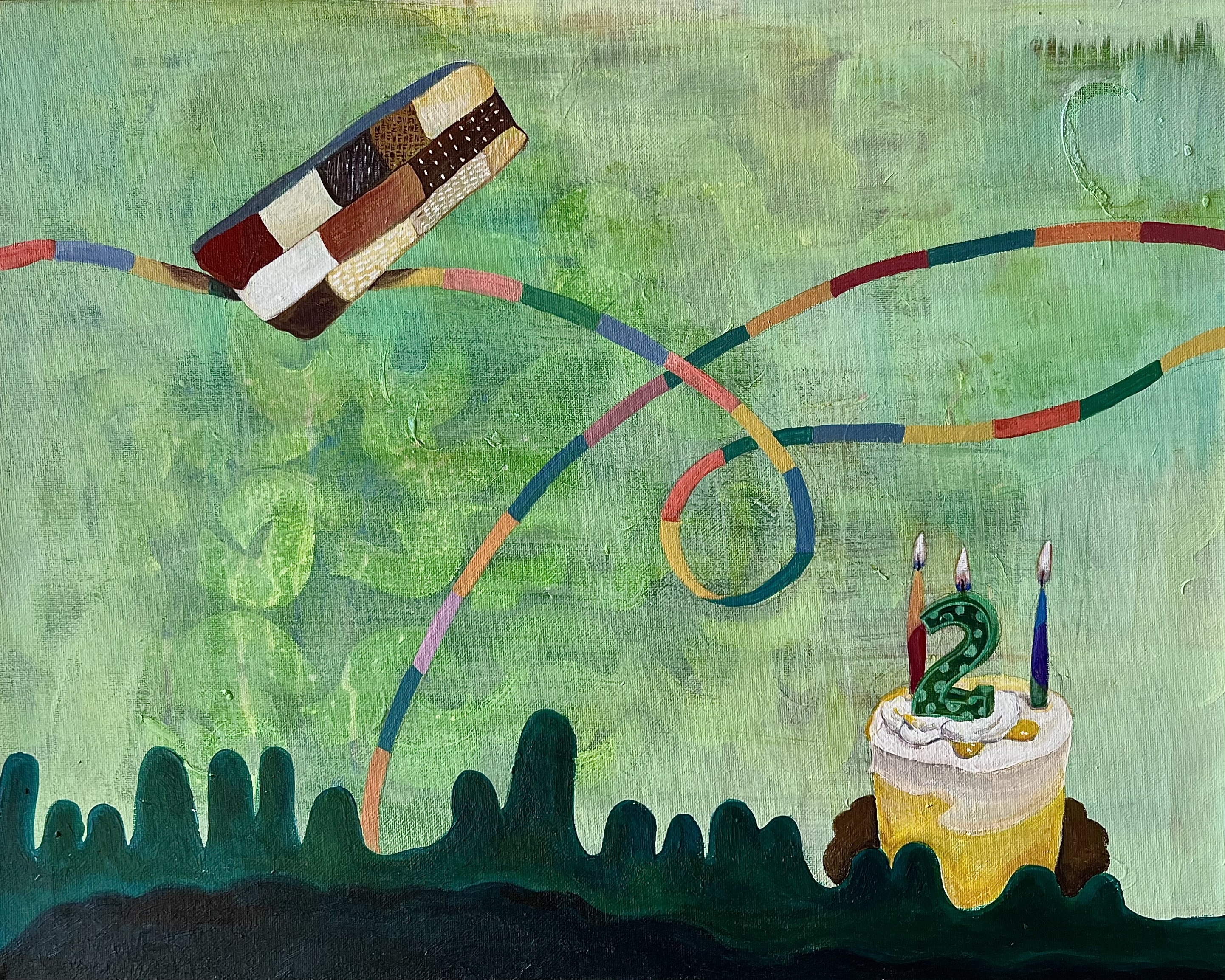 Birthday, Acrylic on Canvas, 2025