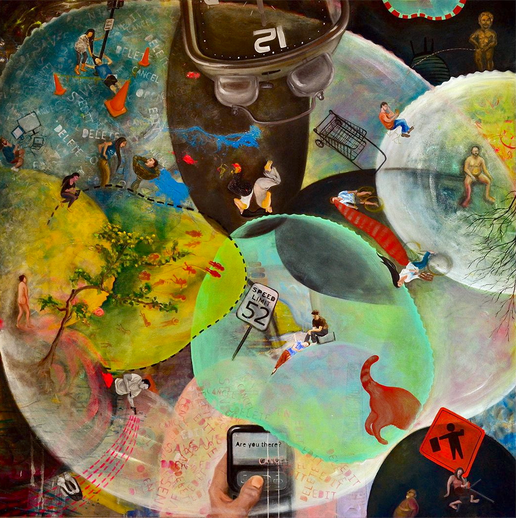 Painting - Happiness Is Invisible