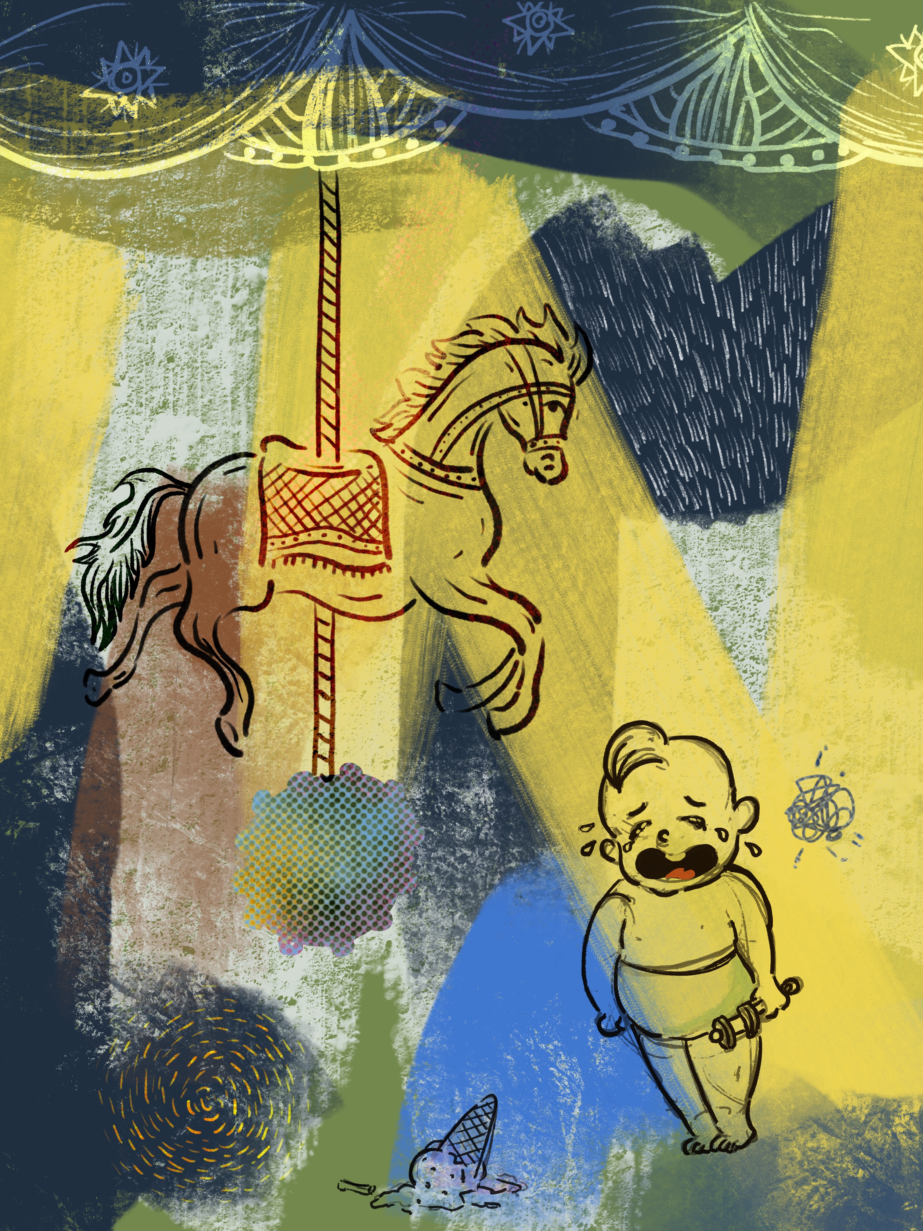 iPad Drawing - Daily Meltdown