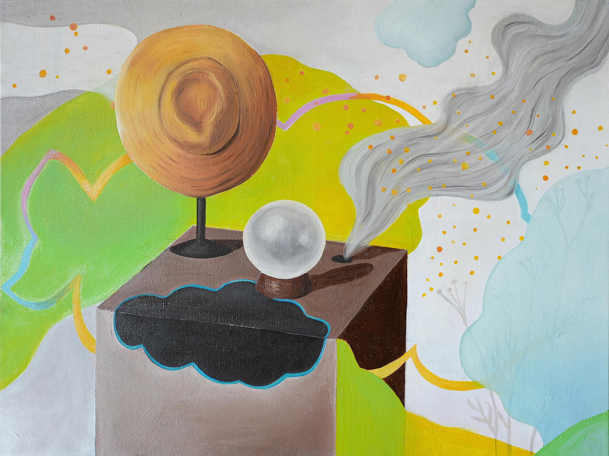 Oil Painting - Between the Two Worlds - 2025