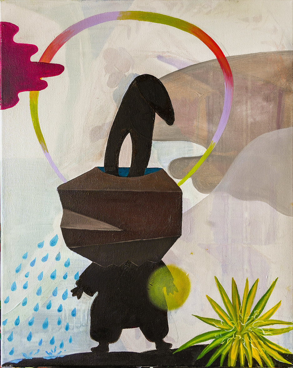 Oil on Canvas, Guardian in Sorrow, 2025