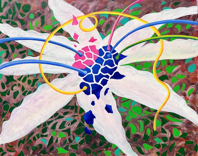 Acrylic Painting by Dandan Luo, named Toxic Radiance